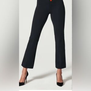 SPANX-Black The Perfect Fit Ponte Kick Flare Pants Flattering Sz S NWOT